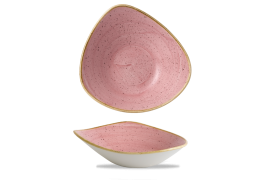 Stonecast Petal Pink Triangle Bowl